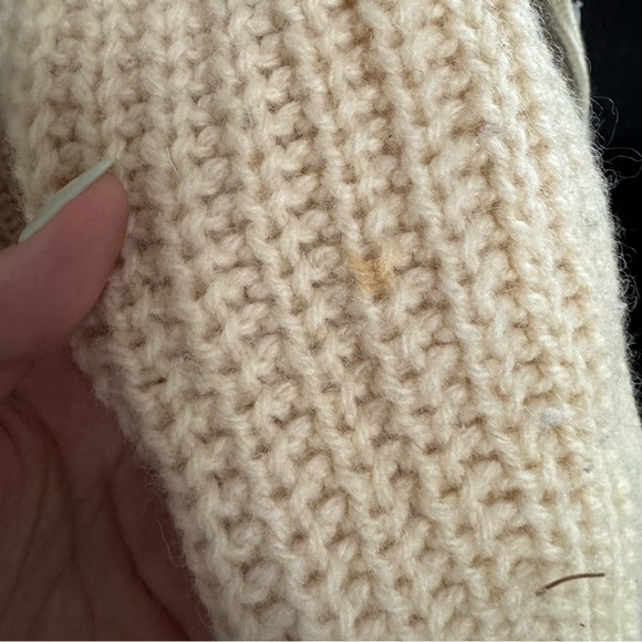 Vintage Irish Wool Cable Knit Sweater – Coastal Academia Vibes M/L - Picture 7 of 7